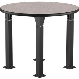 NPS® Aero-Lift Adj. Height HD Round Activity Table Laminate Top 36