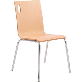 NPS® Bushwick Caf&eacute; Stack Chair - Natural BCC22