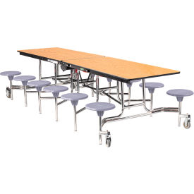 NPS® Mobile Cafeteria Table With Fixed Benches 145