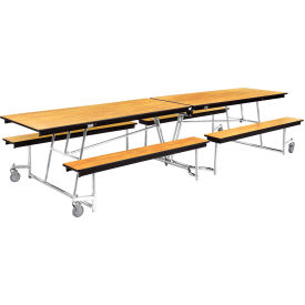 NPS® Mobile Cafeteria Table With Fixed Benches 97