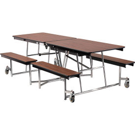 NPS® Mobile Cafeteria Table With Fixed Benches 97