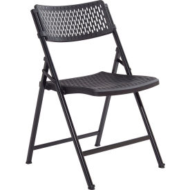National Public Seating® Premium Polypropylene Folding Chair - Airflex Series - Pack of 4 1410