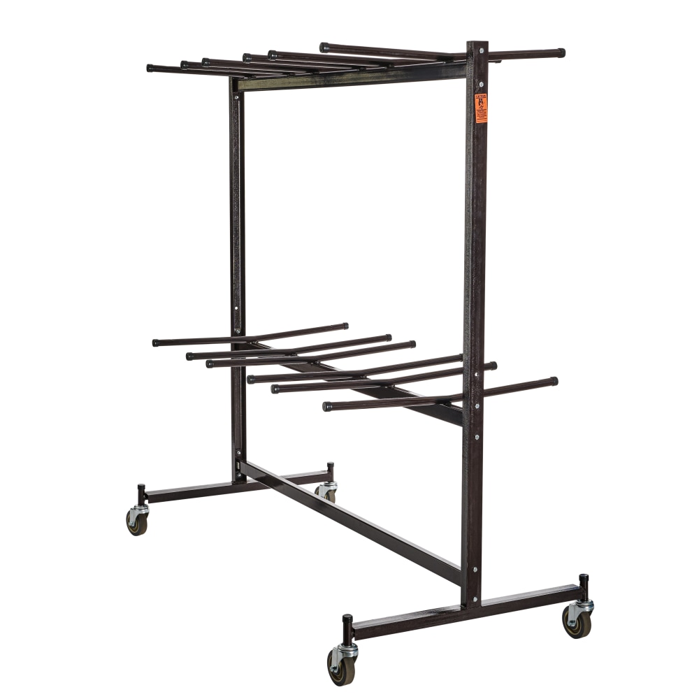 National Public Seating Folding Chair Dolly For 84 Chairs, 70inH x 67inW x 33-1/4inD, Brown MPN:D84