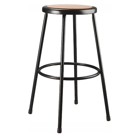 Blk Hardboard Stool, 30
