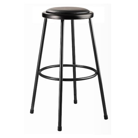 Black Vinyl Stool, 30