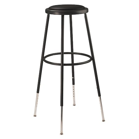 Blk Vinyl Stool, 31-39