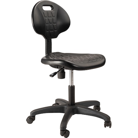 Office Chair, 37 in H, Black MPN:6716HB