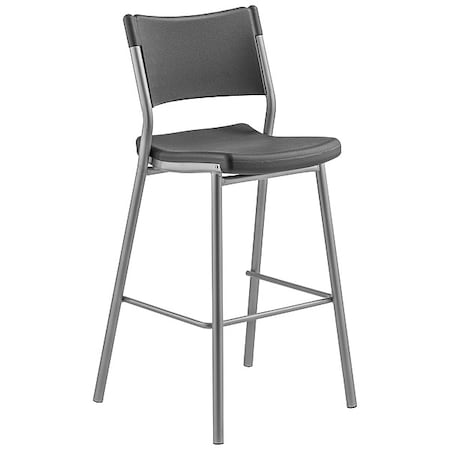 Cafe Height Stool, Plastic Charcoal MPN:CTS30
