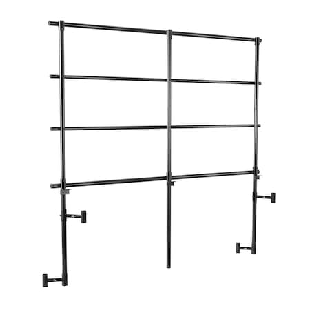 Back Guardrail for 4 Level TransPort Riser MPN:GRTPR4