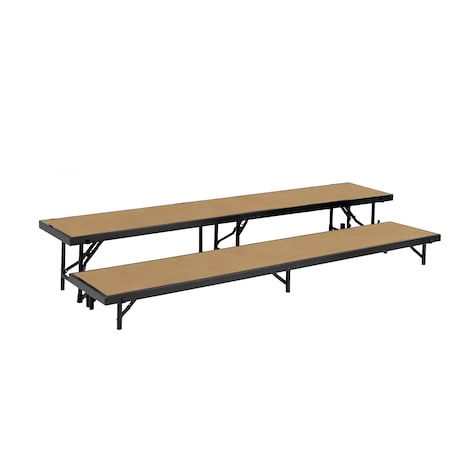 Straight Standing Choral Riser, 2 Level, Hardboard MPN:RS2LHB