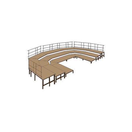 Seated Band Configuration Package, 3 Level, Hardboard Floor MPN:SBRC48HB