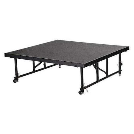 Carpeted Portable Stage Package, 16 in. H MPN:TFXS48481624C02