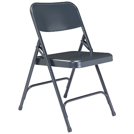 Folding Chair, Blue, 18-1/4 In., PK4 MPN:204