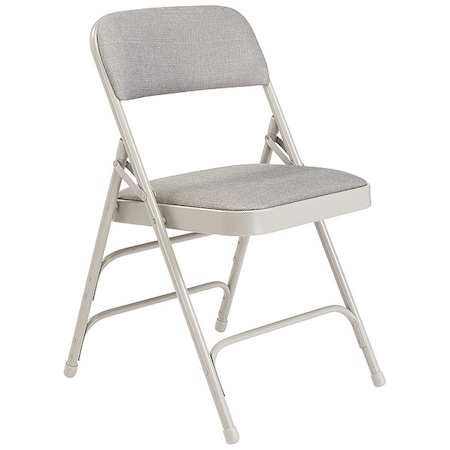 Folding Chair, Gray, 18-3/4 In., PK4 MPN:2302