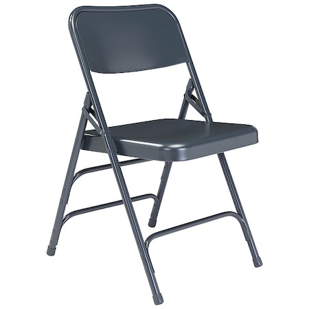 Folding Chair, Blue, 18-3/4 In., PK4 MPN:304