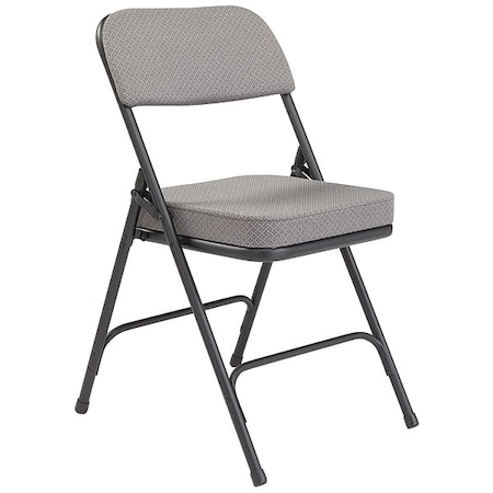 Folding Chair, Fabric, 32in H, Black, PK2 MPN:3212