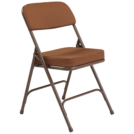 Folding Chair, Fabric, 32in H, Brown, PK2 MPN:3219