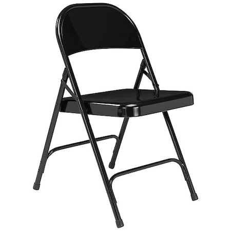 Folding Chair, Steel, Black, PK4 MPN:510