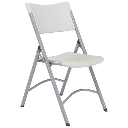 Folding Chair, Plastic, Gray, PK4 MPN:602