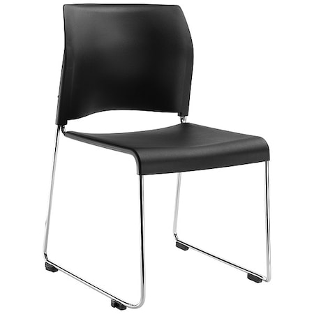 Stacking Chair 8800 Series, Plastic Black MPN:88101110