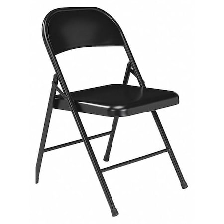 Commercialine Folding Chair, Stl, Blk, PK4 MPN:910