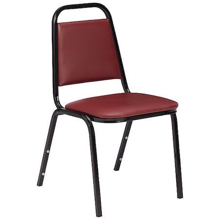 Stacking Chair, 9100 Series, Vinyl Burgundy MPN:9108-B