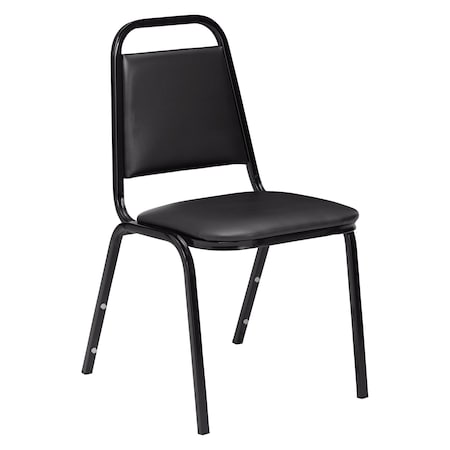 Stacking Chair, 9100 Series, Vinyl Black MPN:9110-B