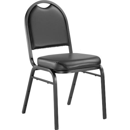 Stacking Chair, 9200 Series, Vinyl Black MPN:9210-BT