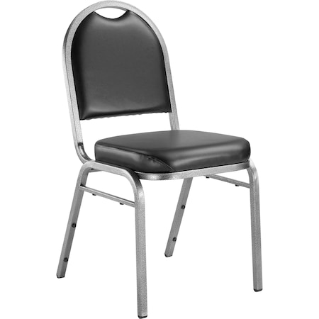 Stacking Chair, 9200 Series, Vinyl Black MPN:9210-SV