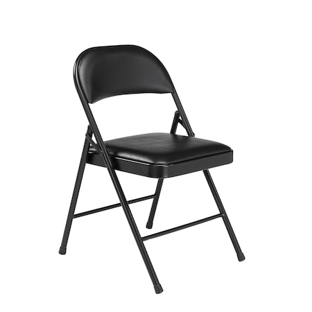 Commercialine Folding Chair, Vnyl, Blk, PK4 MPN:950