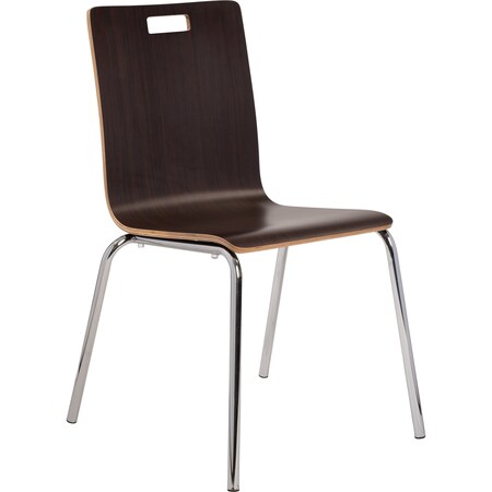 Cafe/Bistro Chair, Espresso Seat, Espresso Back, 21 1/2 in W 23 1/4 in L 33 7/8 in H, Armless MPN:BCC21