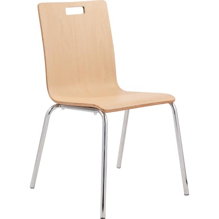 Cafe/Bistro Chair, Natural Seat, Natural Back, 21 1/2 in W 23 1/4 in L 33 7/8 in H, Armless MPN:BCC22