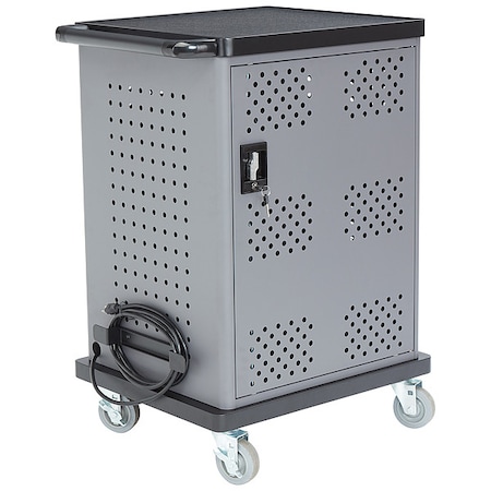 Charging Station, 38 1/4 in H, Gray MPN:DCC