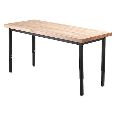 Rectangle Utility Table, Height Adjustable, 30