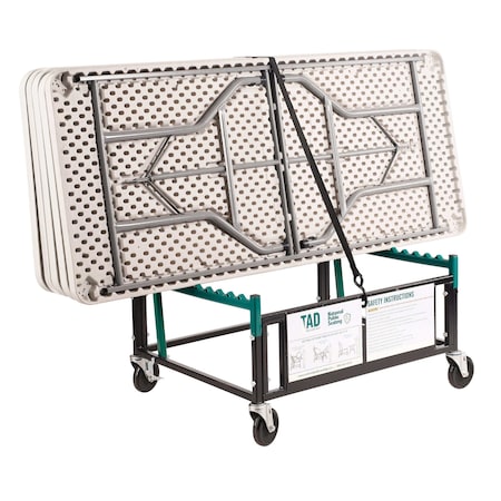 Table Dolly, 1, 000 lb Load Capacity, 48 in L, 28 in W, 31 in H MPN:TAD