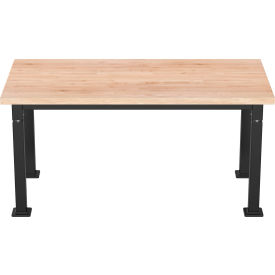 NPS® Aero-Lift Adj. Height Science Lab Table Butcher Block Top 60