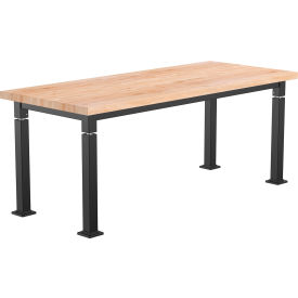 NPS® Aero-Lift Adj. Height Science Lab Table Butcher Block Top 72