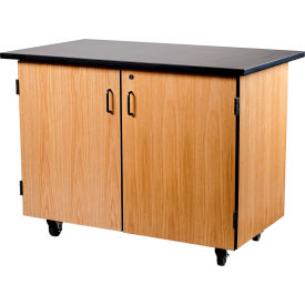 NPS Mobile Science Cabinet with Shelves Chemical Resistant Top 48