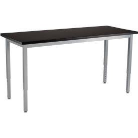 NPS Adj Height Science Lab Table Chemical Resistant Top 60