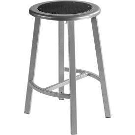 NPS® Titan Shop Stool with Footrest Steel Seat 24