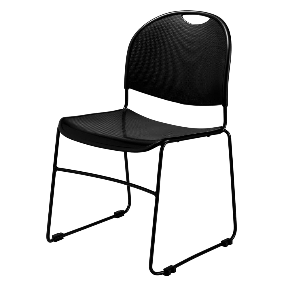 National Public Seating Commercialine Stack Chair, Black MPN:850-CL