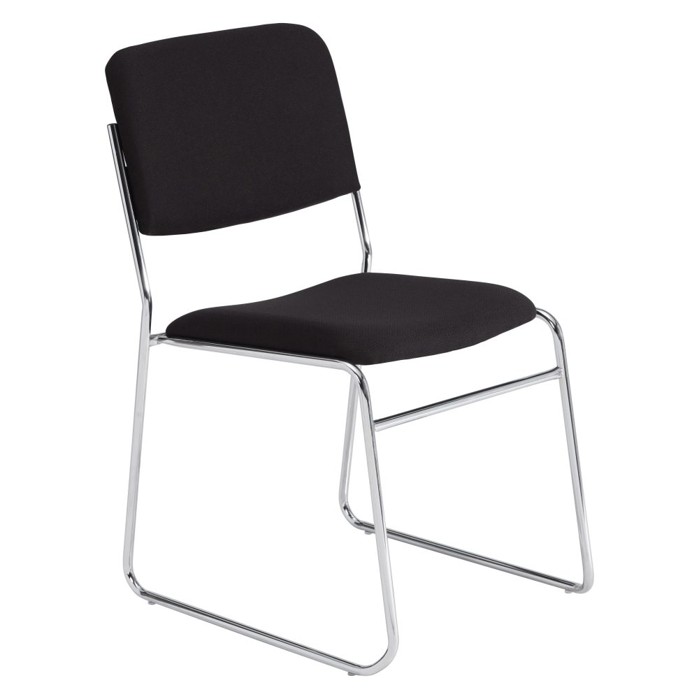 National Public Seating 8600 Signature Series Stack Chair, Black/Chrome MPN:8660