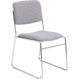 Stacking Chair - Fabric - Gray 8652 - Pkg Qty 2