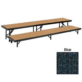2 Level Straight Riser with Carpet - 96