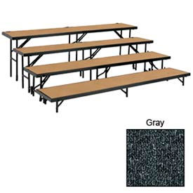 4 Level Straight Riser with Carpet - 96