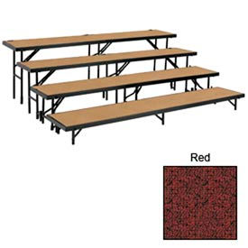 4 Level Straight Riser with Carpet - 96
