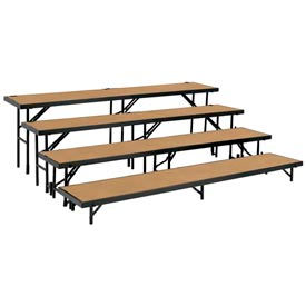 4 Level Straight Riser with Hardboard - 96