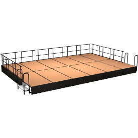 NPS® Stage Package Hardboard Black Shirred Pleat Skirting 288