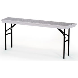 4th Level Add-On for Tapered TransPort Riser - Gray Carpet with Black Aluminum Frame TPRA