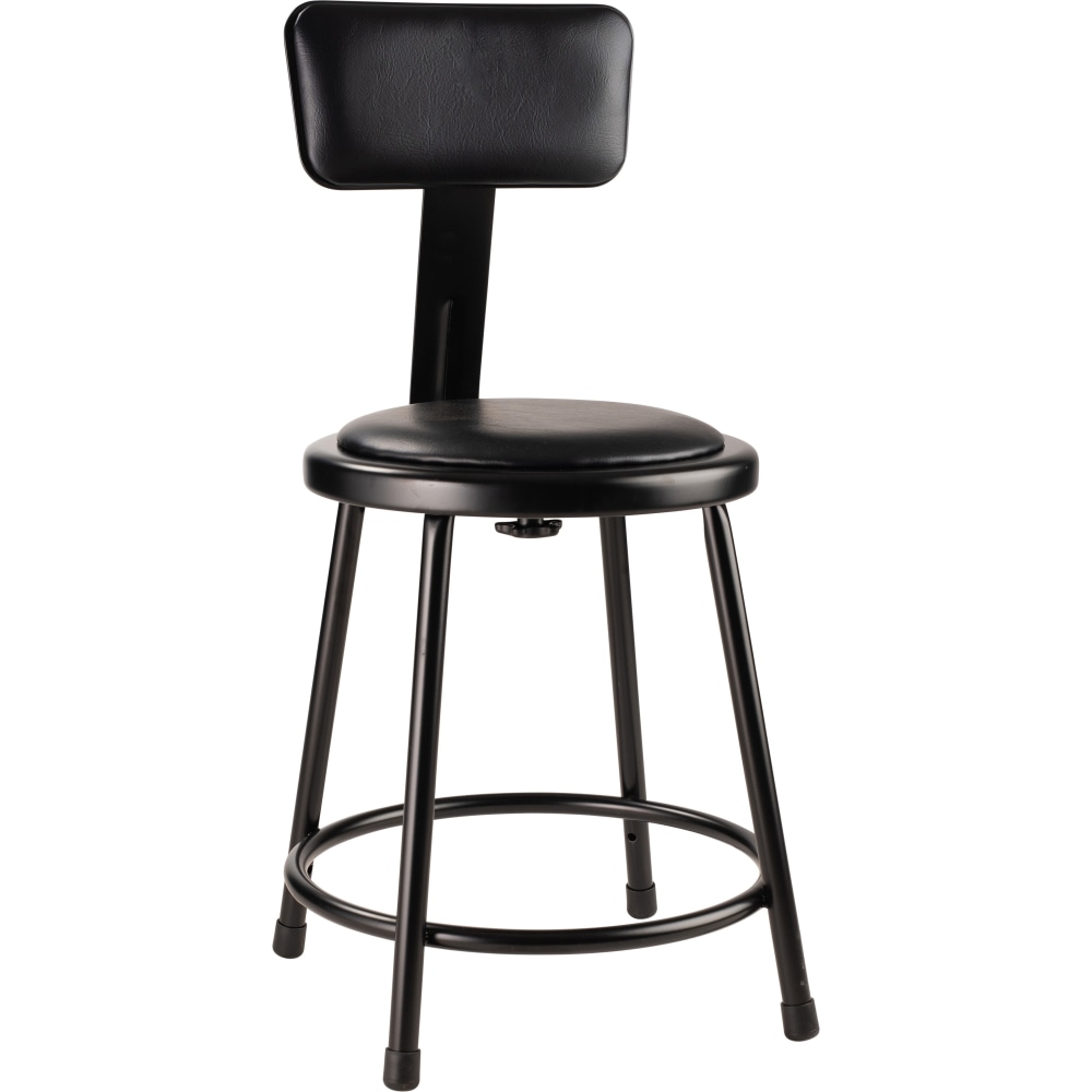 National Public Seating Hardboard Task Stool, Gray Seat/Gray Frame MPN:6418B-10
